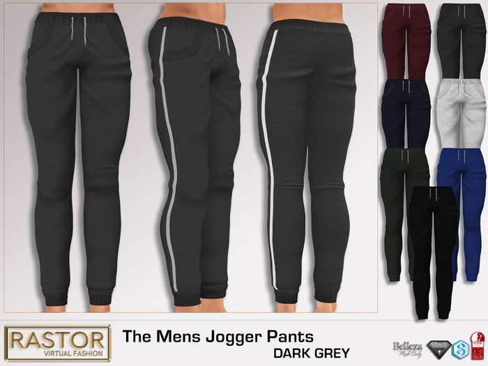 RASTOR The Men's Jogger Pants DARK GREY