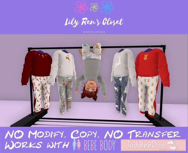 .Lily Ren's Closet. Reindeer PJs BOX (add me)