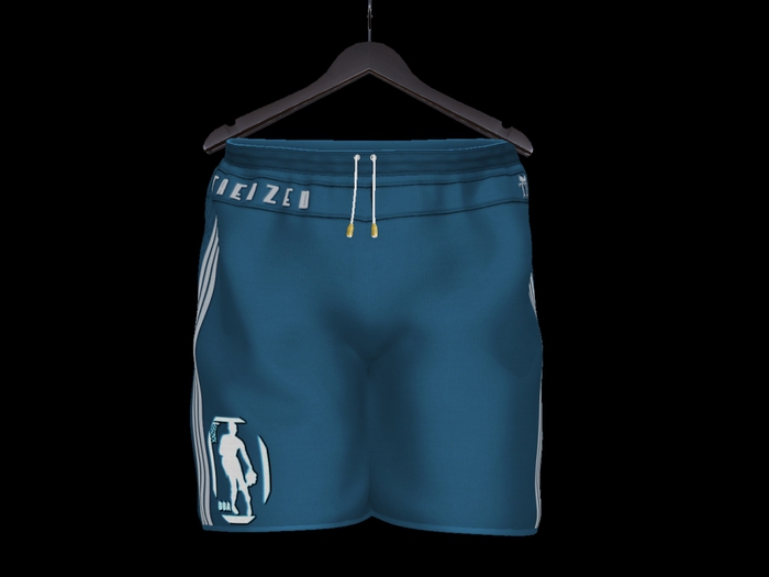 "TD" NHA DOA Sport Shorts Blue