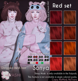 [^.^Ayashi^.^] Sonya hair-Red set
