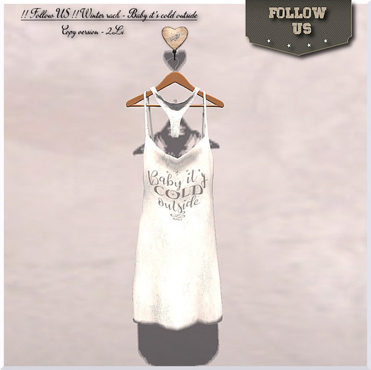 !! Follow US !! Winter rack It's cold outside COPY version BOX