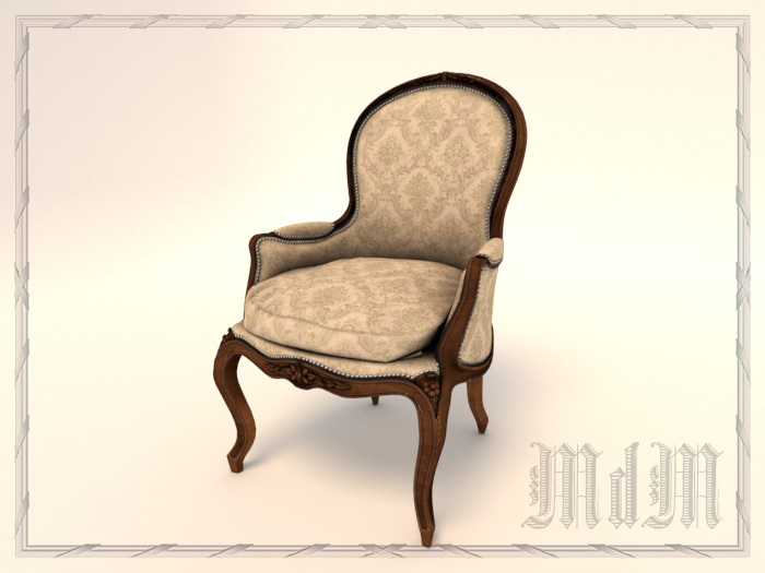 Louis XV Bergere en cabriolet - Le Bonheur Supreme