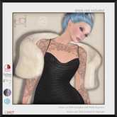 [HC] Grace Ivory Faux Fur Stole for Slink, Belleza, Maitreya, eBody, Signature & Tonic