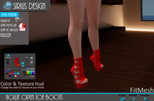 Sirius Design Hollie Open Toe Boots Boxed