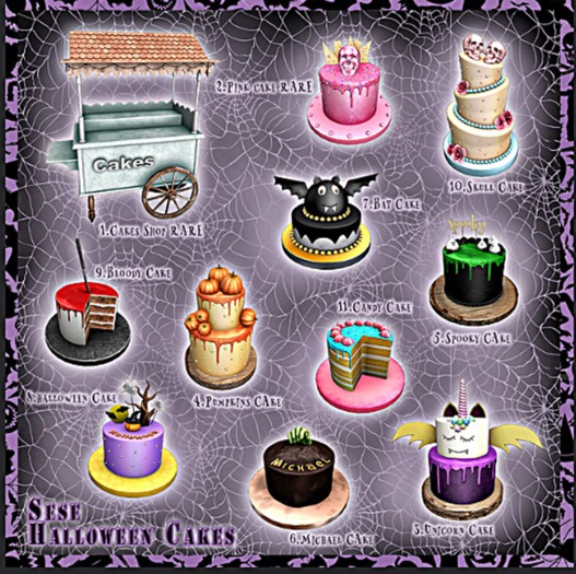 1.Sese_Halloween Cakes - Shop RARE