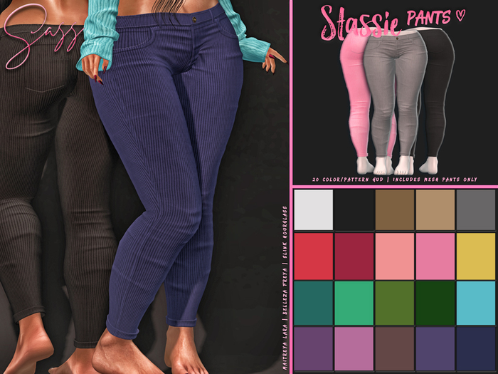 sass [stassie] pants