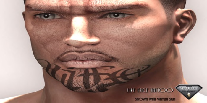 CWB LIFE Face tattoo