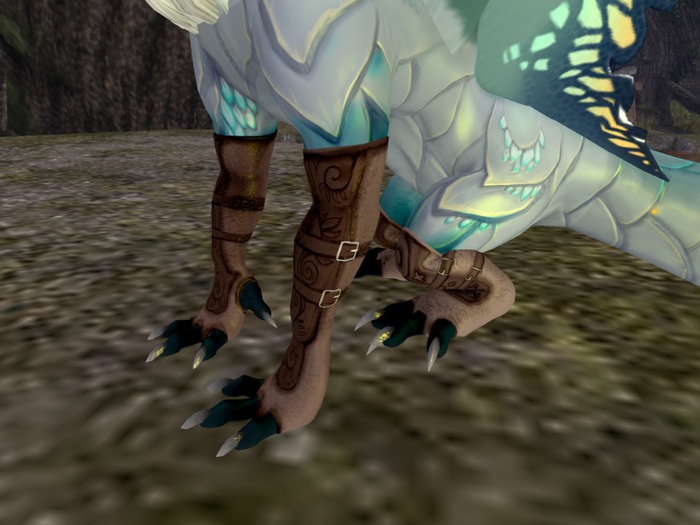 Elven Leather Gauntlet textures for CAF Dragon Stockings
