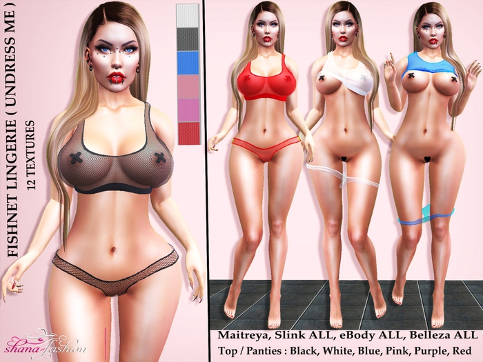 Fishnet Lingerie _ Undress me