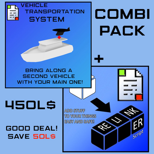 PIAGGIOSYSTEMS RELINKER AND VEHICLE TRANSPORT SCRIPT COMBO