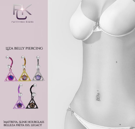 *PKC* Liza Belly Button Piercing