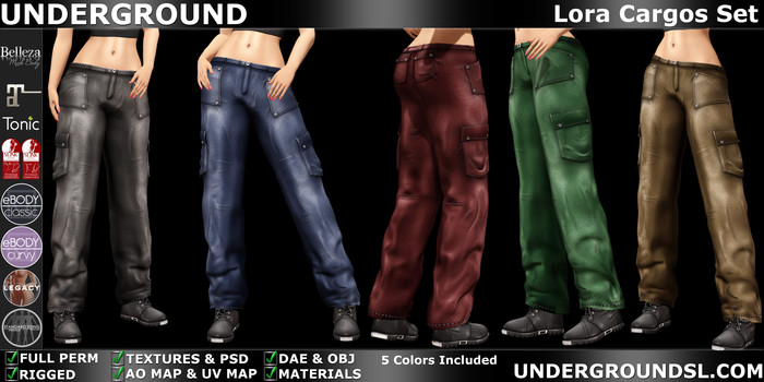 (UG) - Lora Cargos Set