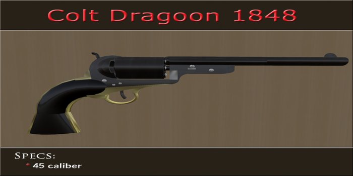 Colt Dragoon 1848 (Black)