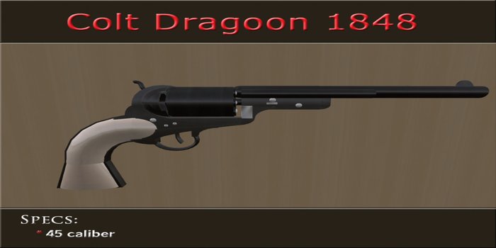 Colt Dragoon 1848 (Ivory)