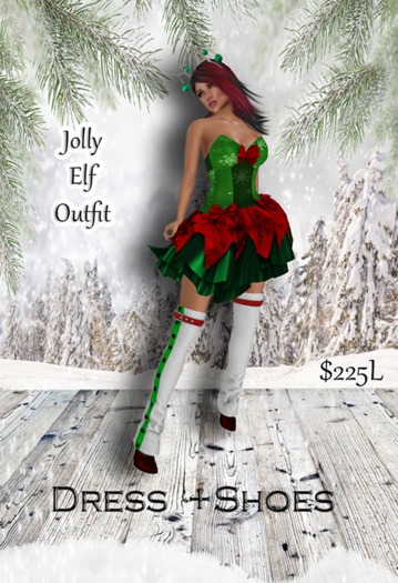 Jolly elf Xmas Outfit