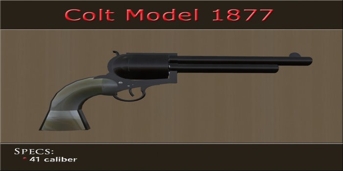 Colt Model 1877 (Pearl)