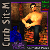 Curb Sit - M -- Male Ground Sitting Animation (copyable)
