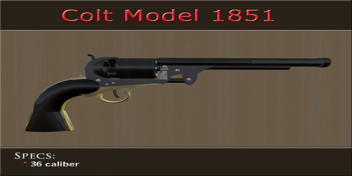 Colt Navy 1851 (Black)