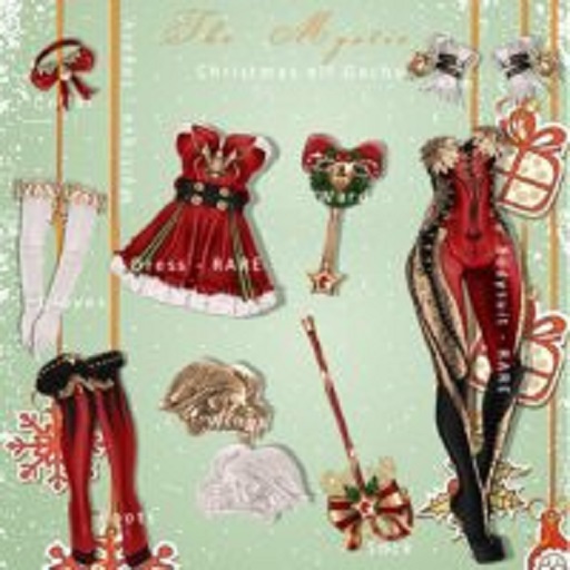 *The Mystic*Christmas elf Stick (Red)