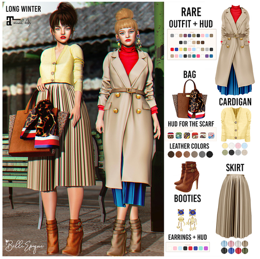 Belle Epoque { Long Winter } Cardigan Pink