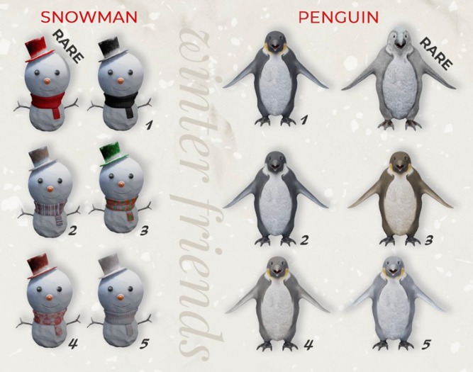MINIMAL - Winter Friends - Snowman - 5