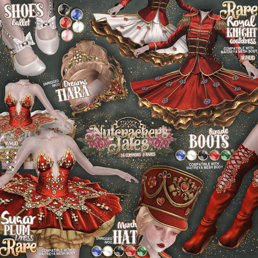 :Moon Amore: Nutcracker'sTales/  Ballet Shoes-PINK