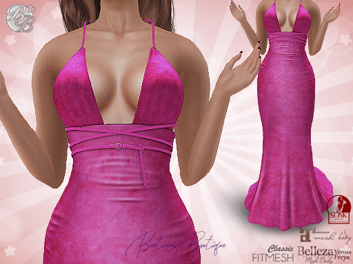 ♥ Pink Velvet Gown ♥