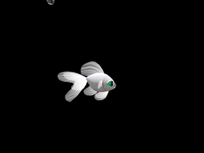 (7S) Common Fish: White Goldfish