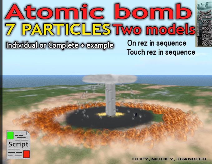 On rez and Touch rez - atomic bomb 7 particles