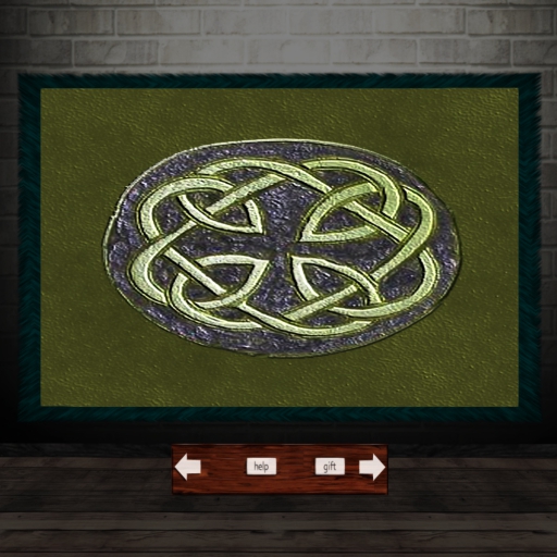 celtic IV, 8, green Knott circle