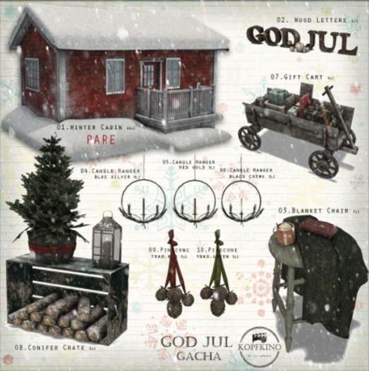 01. KOPFKINO. God Jul - Winter Cabin. RARE