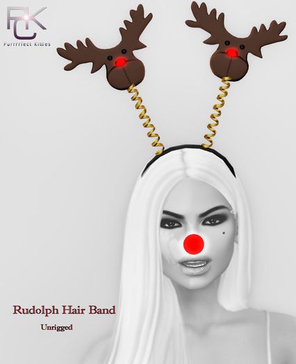 *PKC* Rudolph It Hair Band