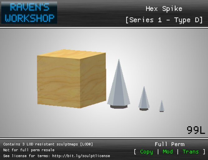 [RW] Hex Spike [Series 1 - Type D] [ Full Perm ]