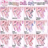 .tsg. Sassy Nail Art - Black Tips