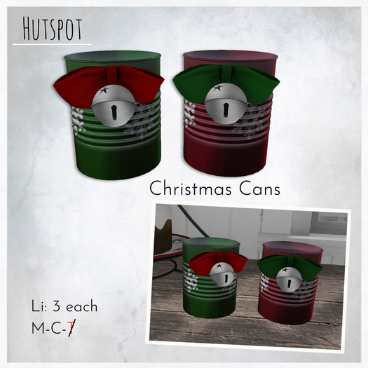 [Hutspot] Christmas Cans