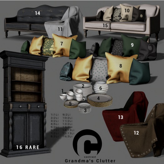  Contrast - Grandma's Clutter 10 