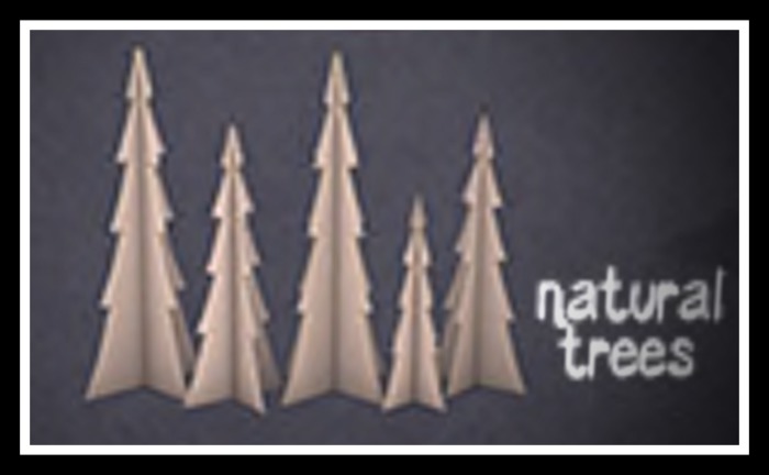 Second Spaces - Holiday Party - natural trees