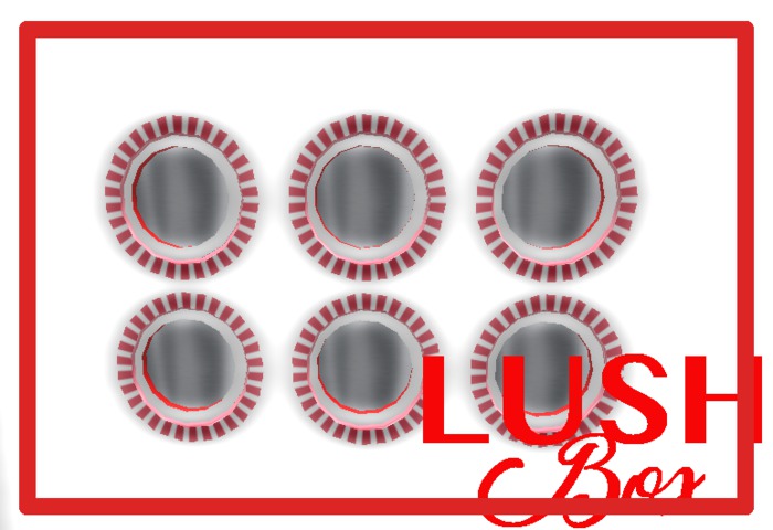 {Lush Box}  -3 Decker cane mirror