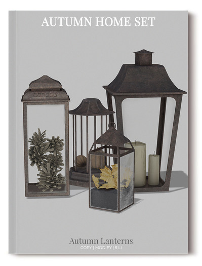 MINIMAL - Autumn Home Set - Autumn Lanterns