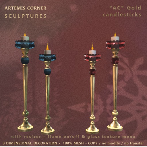 *AC* Gold candlesticks d.box (ADD ME)