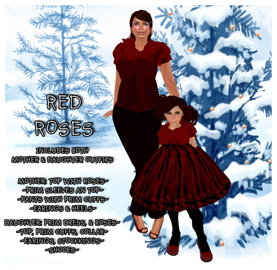 ~*DayDreams Kids Outlet*~ Red Roses M&D