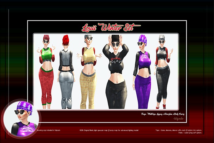 ~.lady mode.~ Louii Winter Set_Fatpack