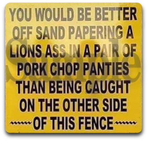 SIGN - Other Side of the Fence