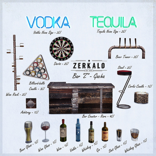 [ zerkalo ] Bar Z - Bar Counter (RARE)