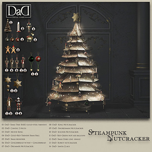 13 -DaD- "Steampunk Nutcracker - Robot nutcracker " m/t box