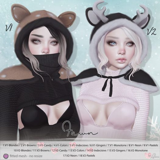 13.Doe: Fawn V2 - Colors