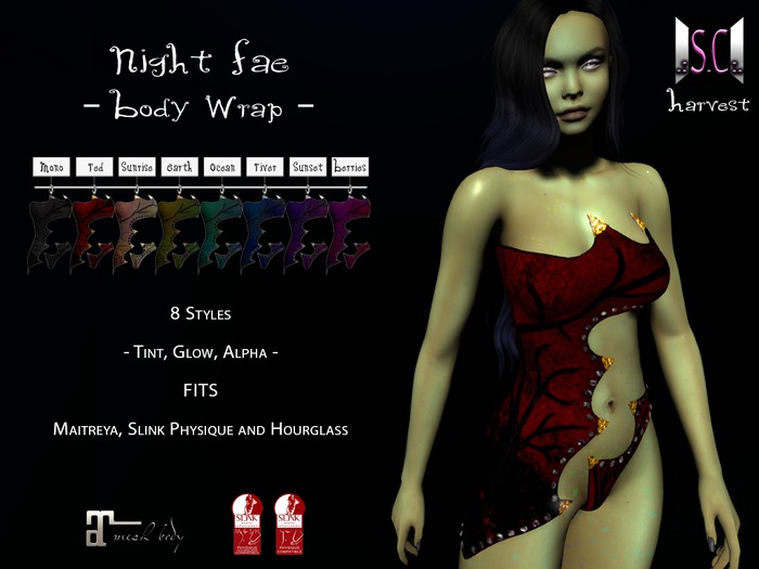 .:S.C:. Harvest - Night Fae - Body Wrap