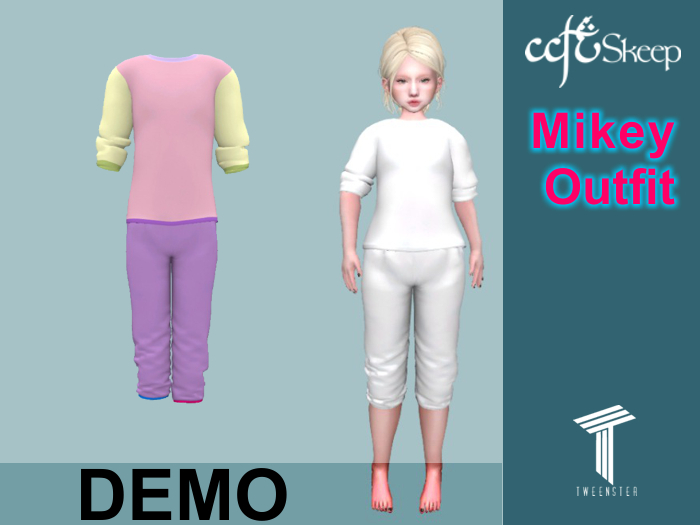 Skeep - Tweenster - Mikey Outfit - DEMO
