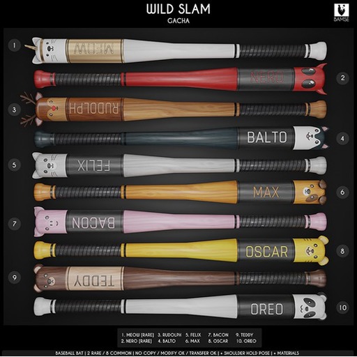 6. BAMSE : Wild Slam - Max