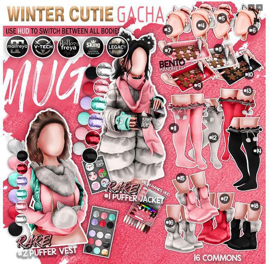 Mug - Winter Cutie - #8 Cookie Tray White